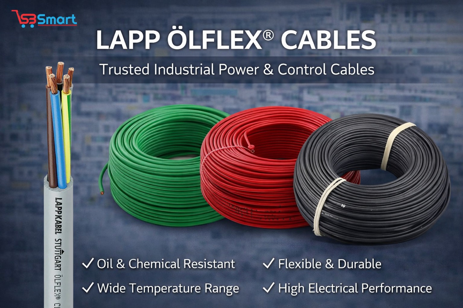 LAPP ÖLFLEX® Cables – Reliable Industrial Cable Solutions for Power & Controll