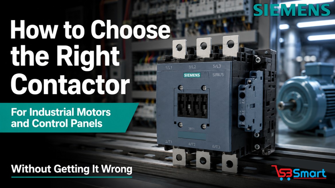 How to Choose the Right Contactor for Industrial Motors and Control Panels (Without Getting It Wrong)