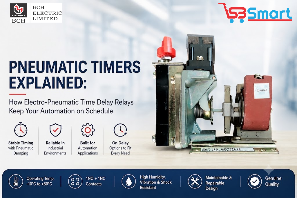 BCH Pneumatic Timers Explained: How Electro-Pneumatic Time Delay Relays Keep Your Automation on Schedule