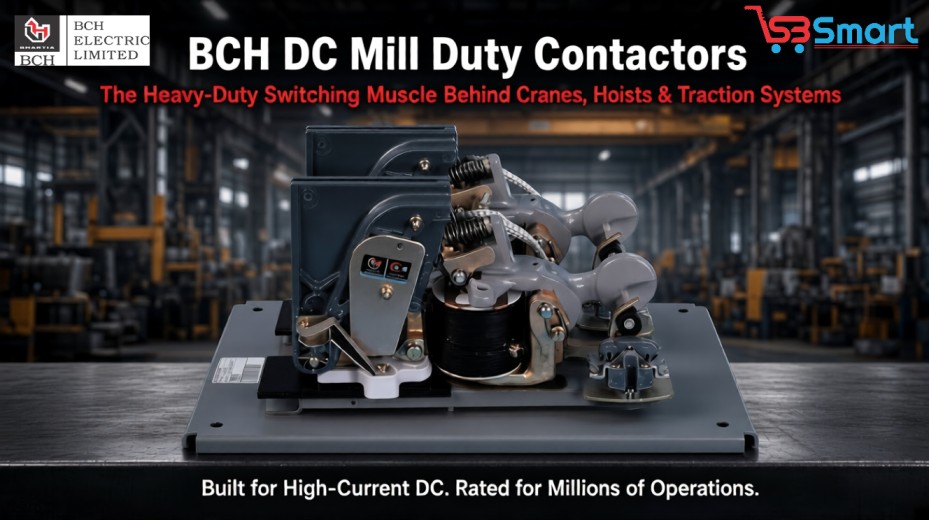 BCH DC Mill Duty Contactors: The Heavy-Duty Switching Muscle Behind Cranes, Hoists & Traction Systems
