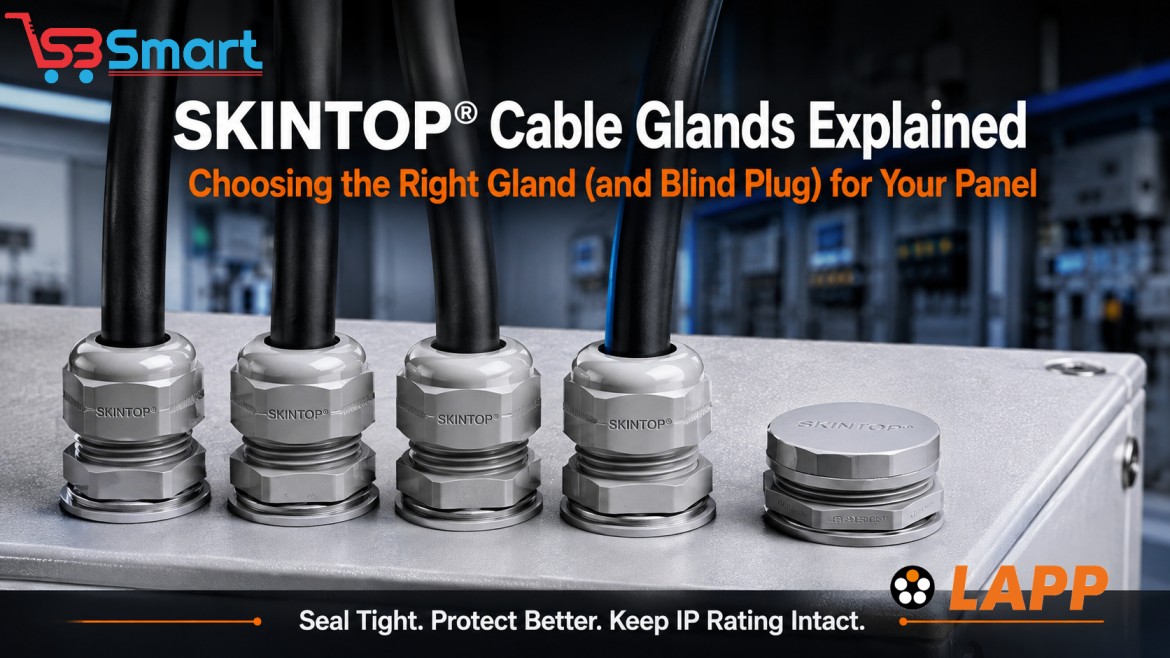 SKINTOP® Cable Glands Explained: Choosing the Right Gland (and Blind Plug) for Your Panel