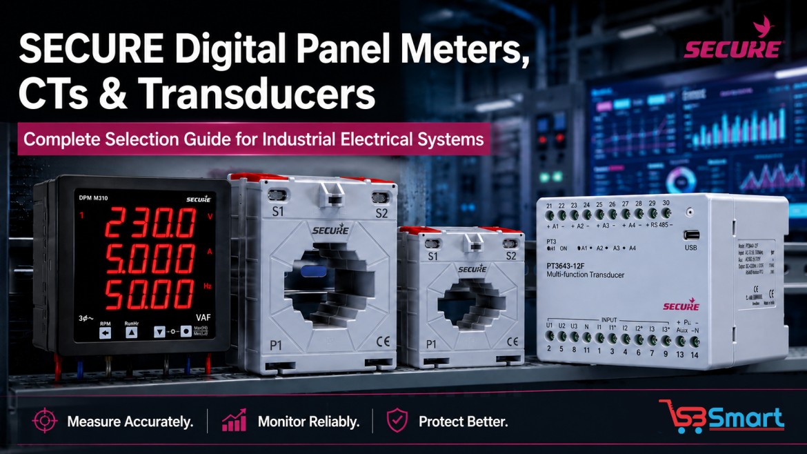 SECURE Digital Panel Meters, CTs & Transducers: Complete Selection Guide