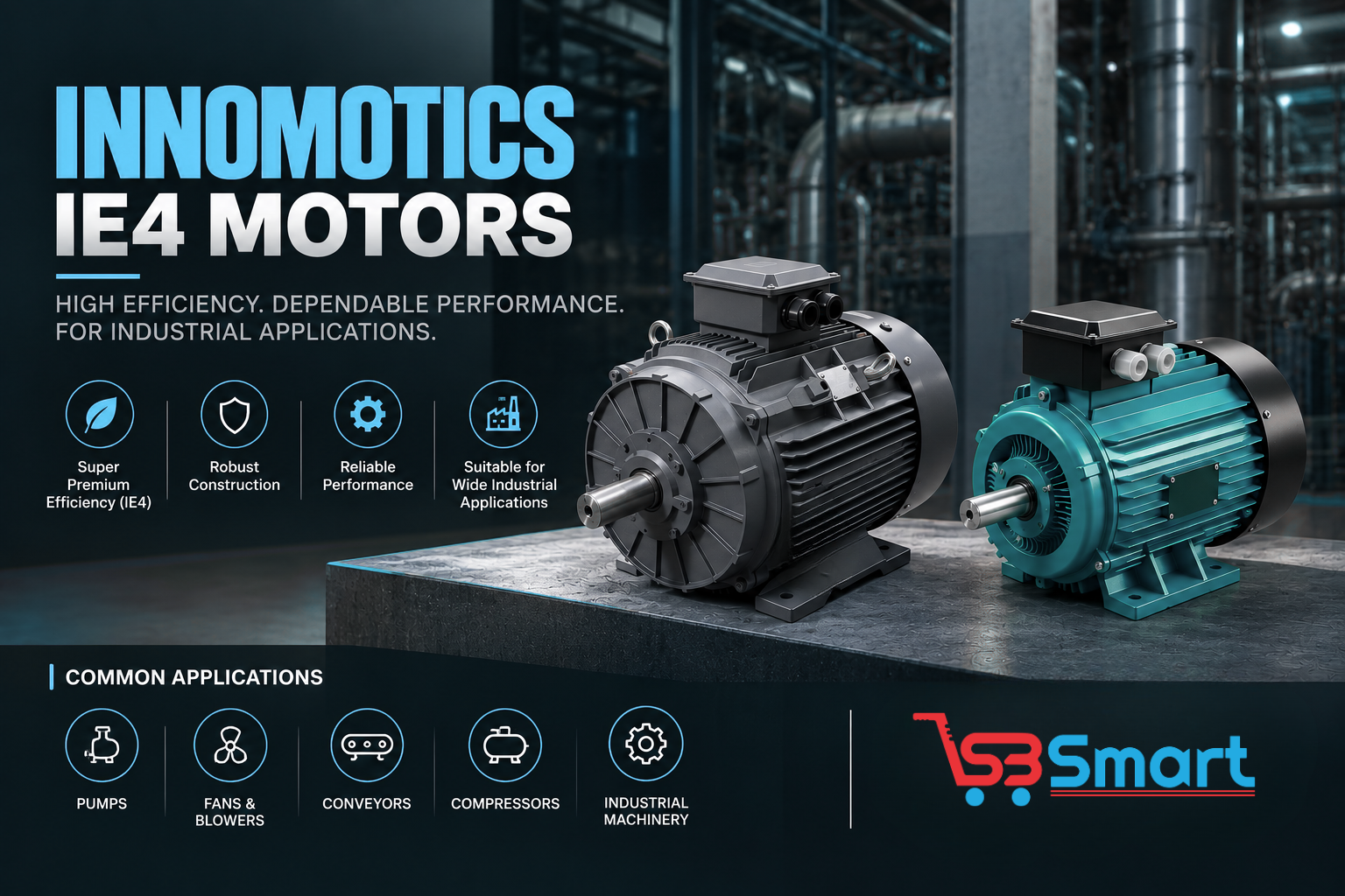 Innomotics IE4 Motors: What Makes Them Different for Industrial Applications?