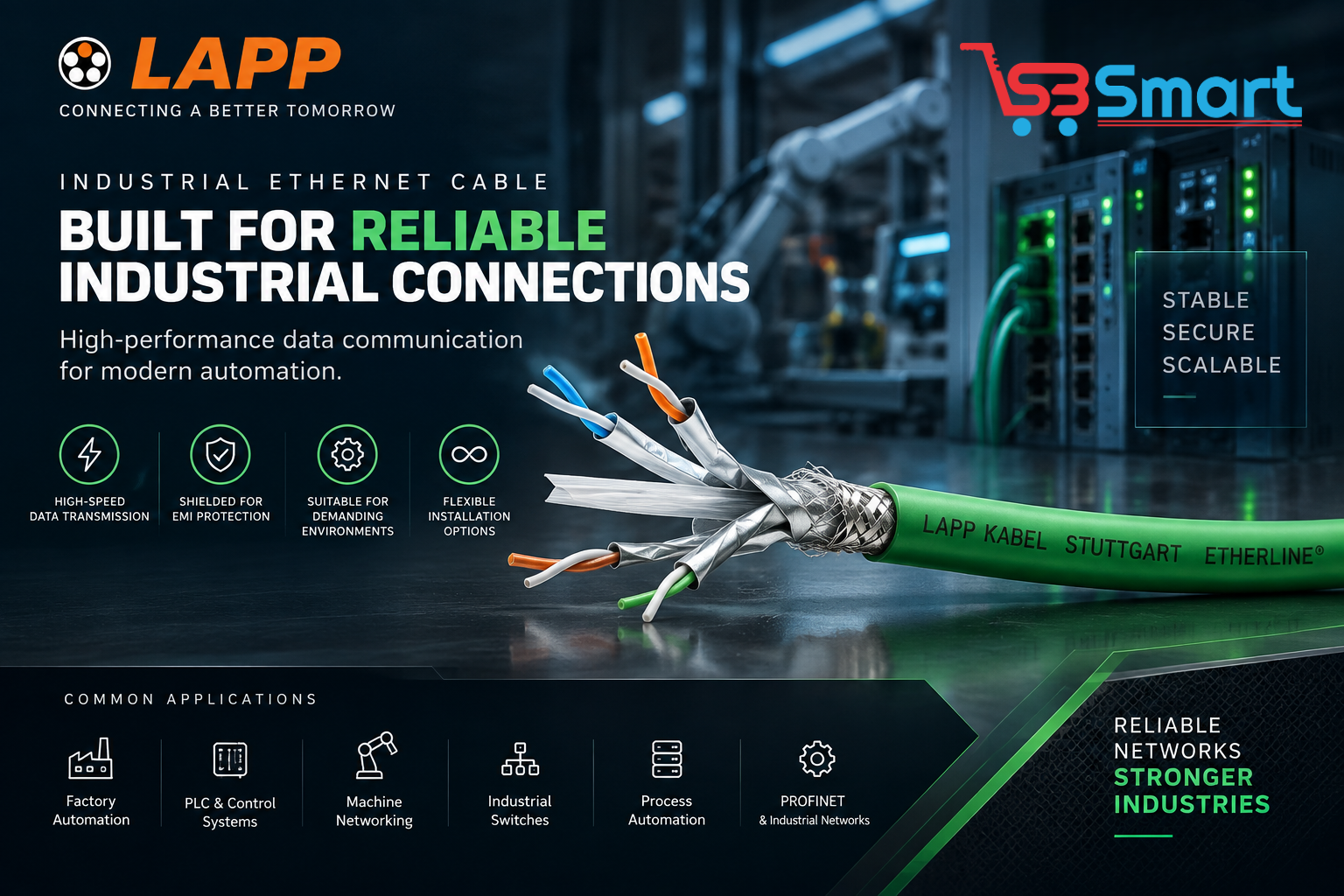 LAPP Industrial Ethernet Cables: Reliable Connectivity for Modern Automation