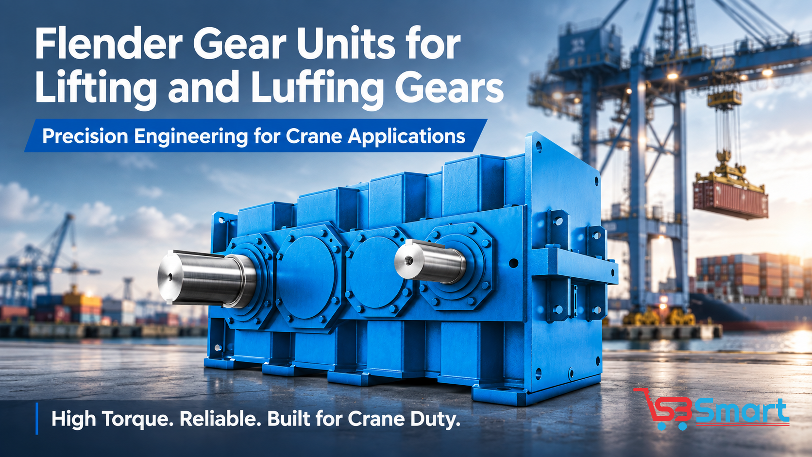 Flender Gear Units for Lifting and Luffing Gears: Precision Engineering for Crane Applications