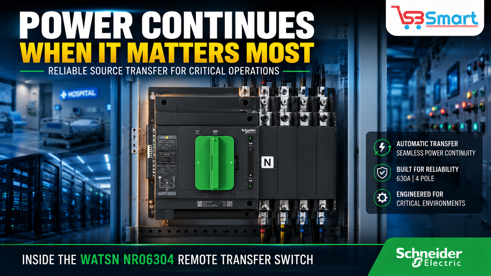 WATSN Remote Transfer Switch: Reliable Power Source Changeover for Critical Applications