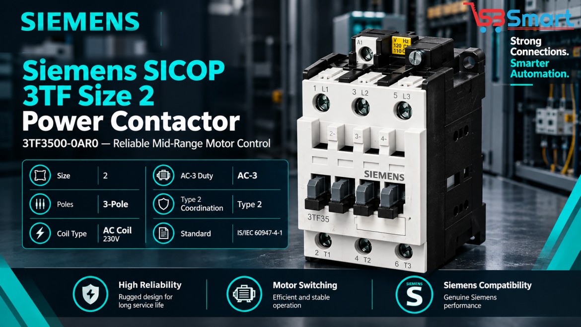 Siemens SICOP 3TF Size 2 Power Contactor (3TF3500-0AR0): The Complete Buying Guide