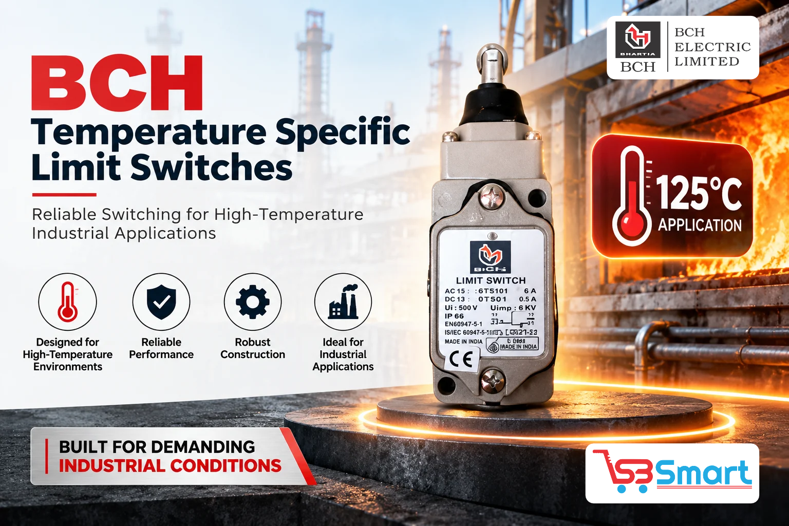 BCH Temperature Specific Limit Switches: Reliable Switching for High-Temperature Applications