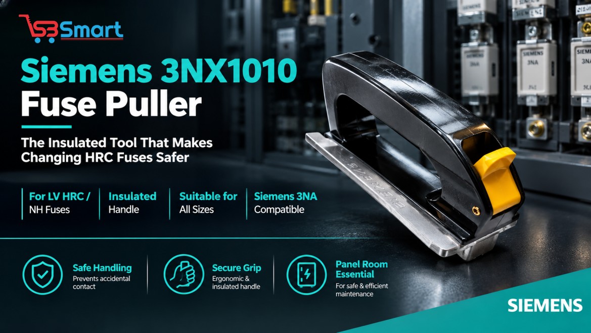 Siemens 3NX1010 Fuse Puller: The Insulated Tool That Makes Changing HRC Fuses Safer