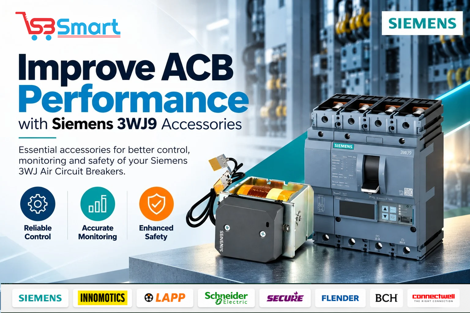 Improve ACB Performance with Siemens 3WJ9 Accessories