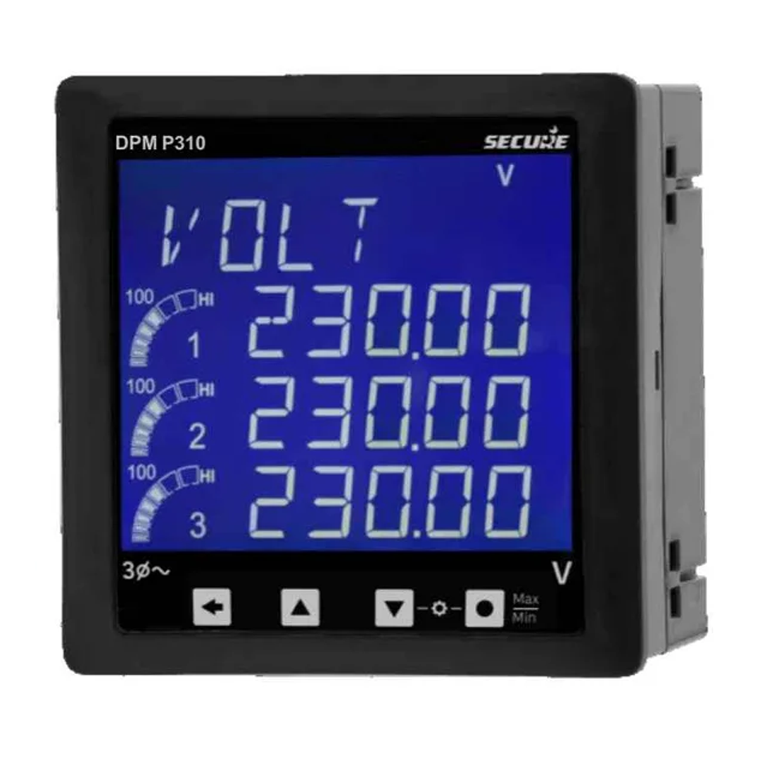 Three-phase, LED type DPM 96X96 size - DPM96P310-2