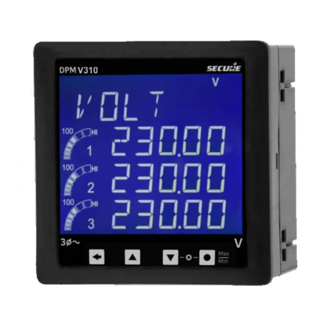 Three-phase, LED type DPM 96X96 size - DPM96V310-2