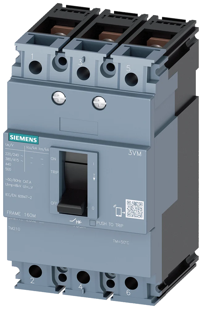SENTRON 3VM, Thermal Magnetic Trip Unit - 3VM1110-4ED32-0AA0