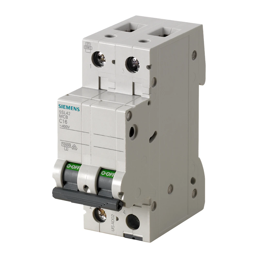 MCB 2A, 2P, 415V AC – 5SL4202-7RC