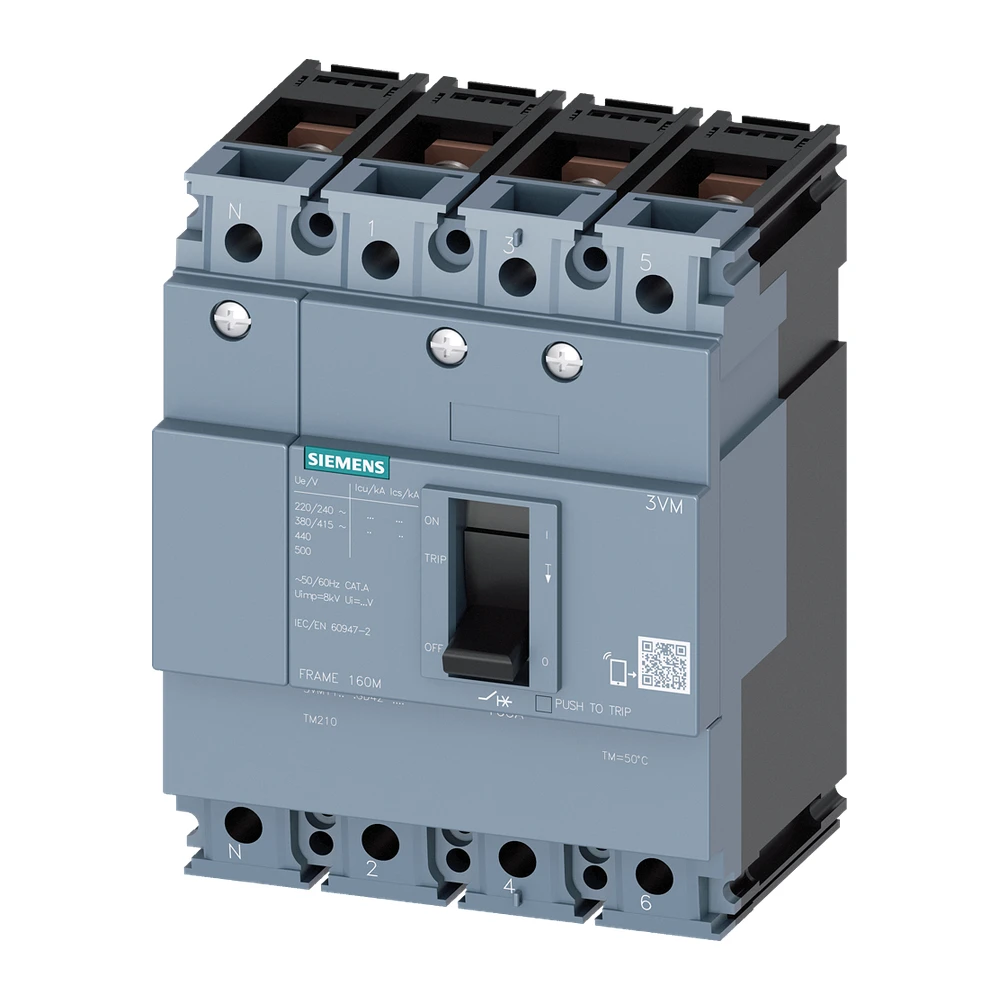 SENTRON 3VM, Thermal Magnetic Trip Unit - 3VM1112-3ED32-0AA0