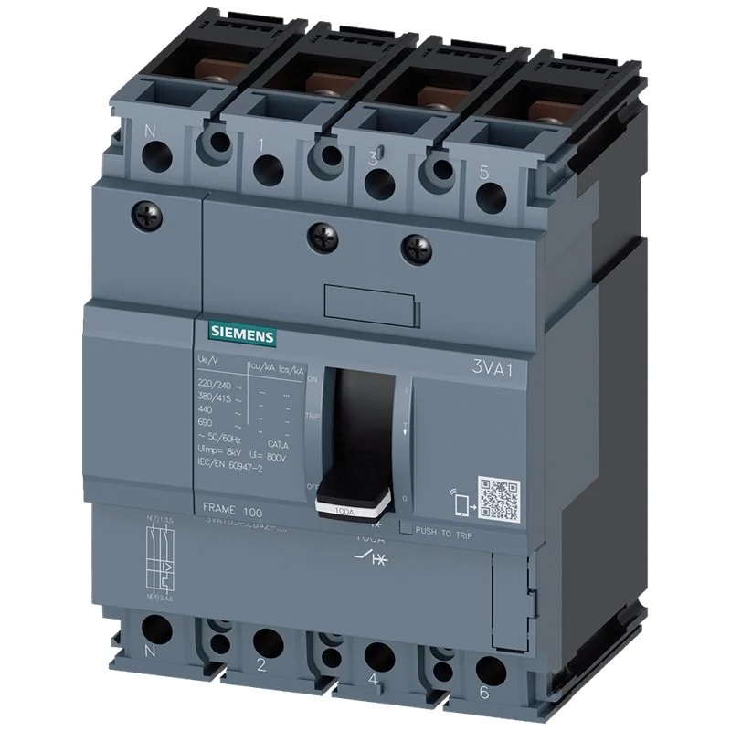 SENTRON 3VA MCCB, Thermal Magnetic Trip Unit - 3VA1040-3ED42-0AA0