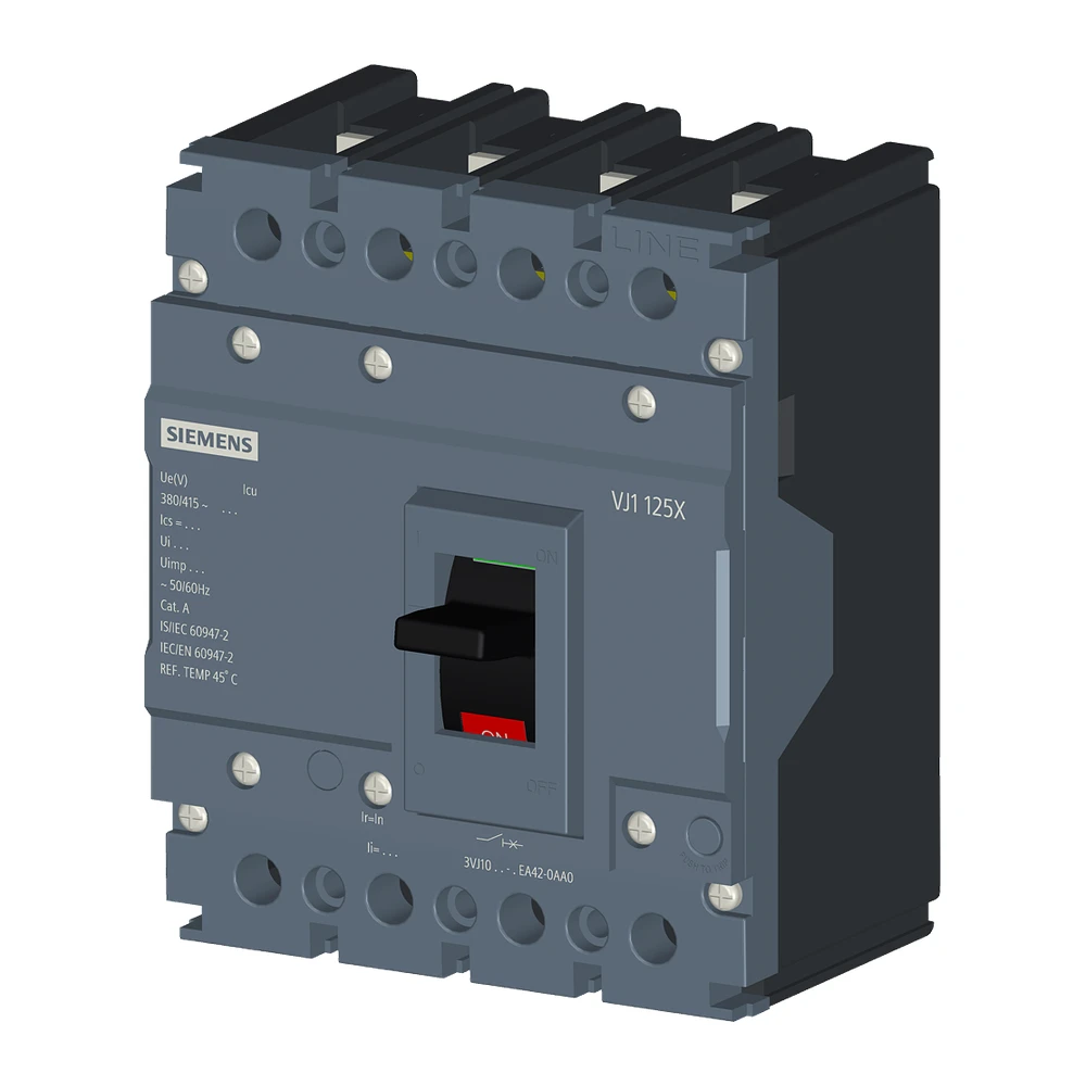 3VJ10 MCCB, Thermal Magnetic Trip Unit - 3VJ1003-3EA42-0AA0