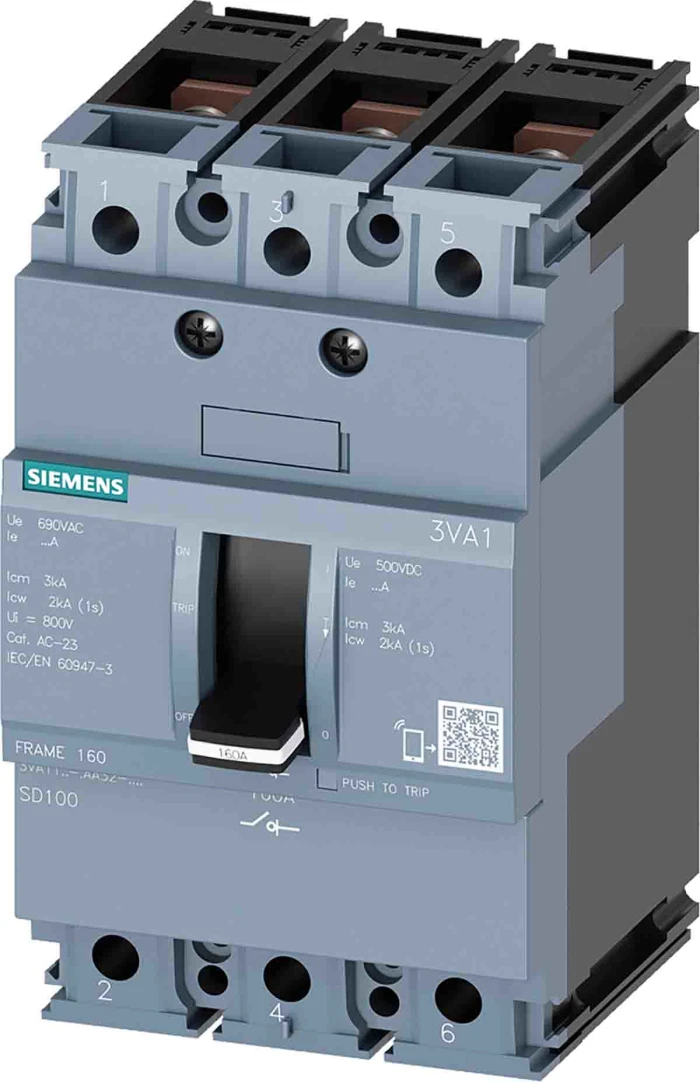 SENTRON 3VA MCCB, Thermal Magnetic Trip Unit - 3VA1110-1AA32-0AA0