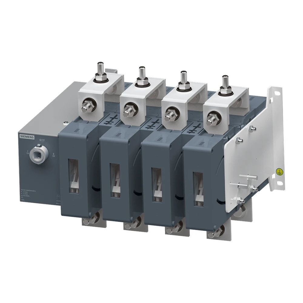 Manual On Load Changeover Switch 3KJ 4-pole, for power distribution - 3KJ0346-4AA20-0AA0