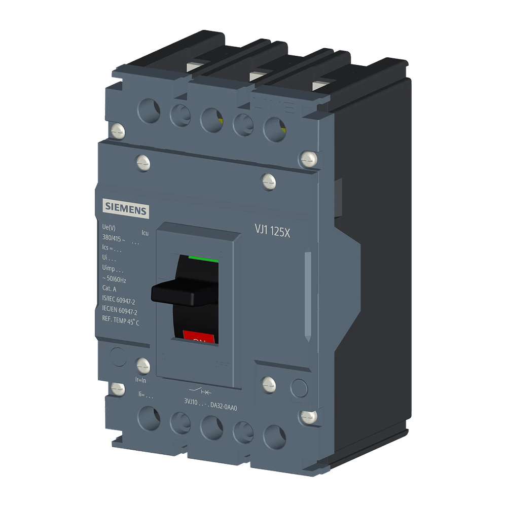 3VJ10 MCCB, Thermal Magnetic Trip Unit - 3VJ1006-3DA32-0AA0