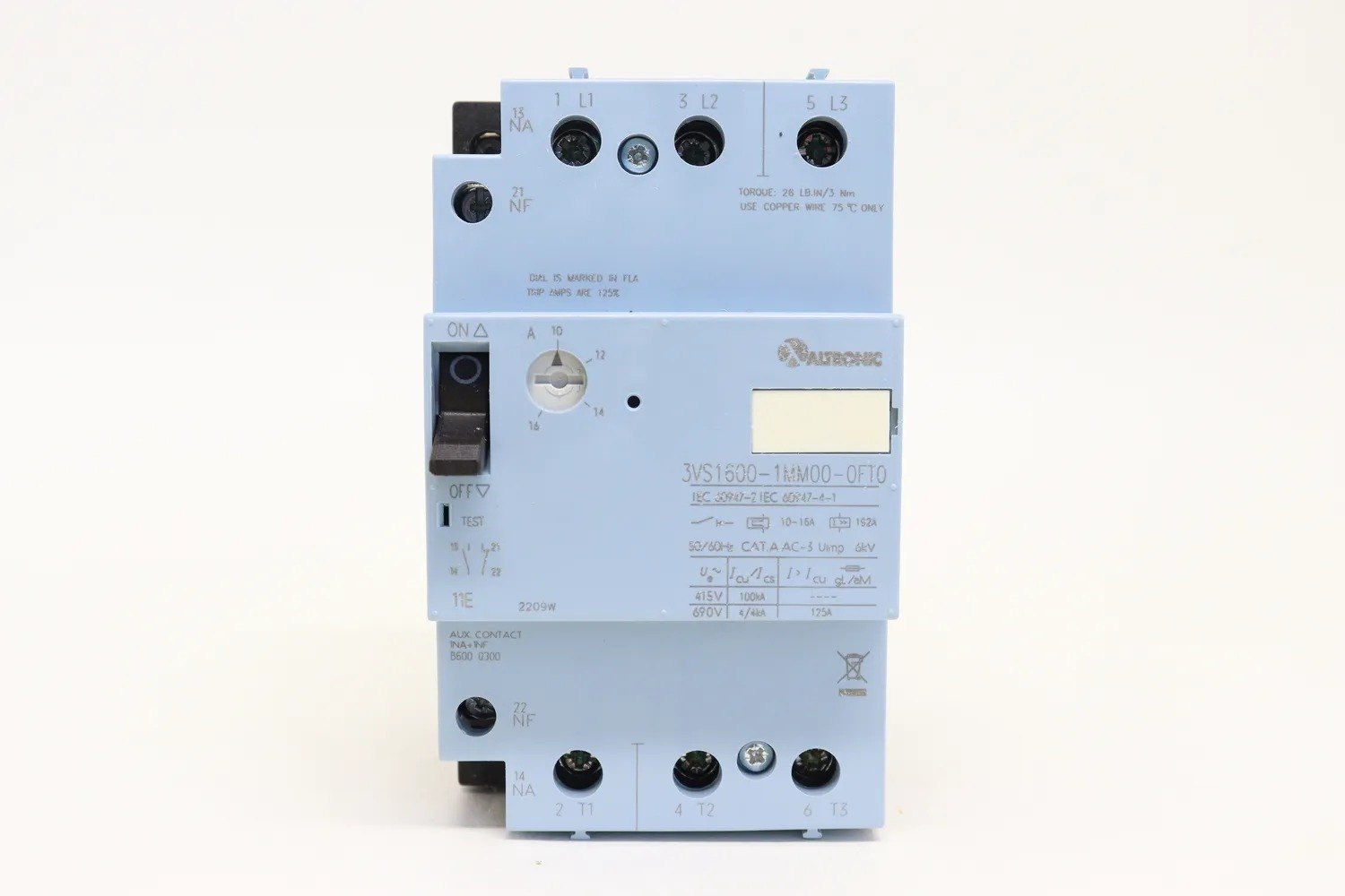 3VS Motor Protection Circuit Breakers – 3VS1300-1MD00