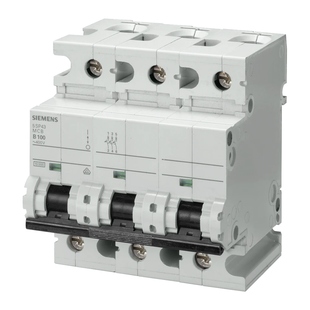 Betagard Miniature Circuit Breakers, 3-pole- 5SP4380-7RC