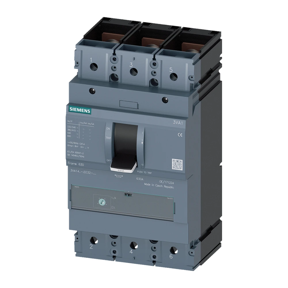 SENTRON 3VA MCCB, Thermal Magnetic Trip Unit - 3VA1450-5EE32-0AA0