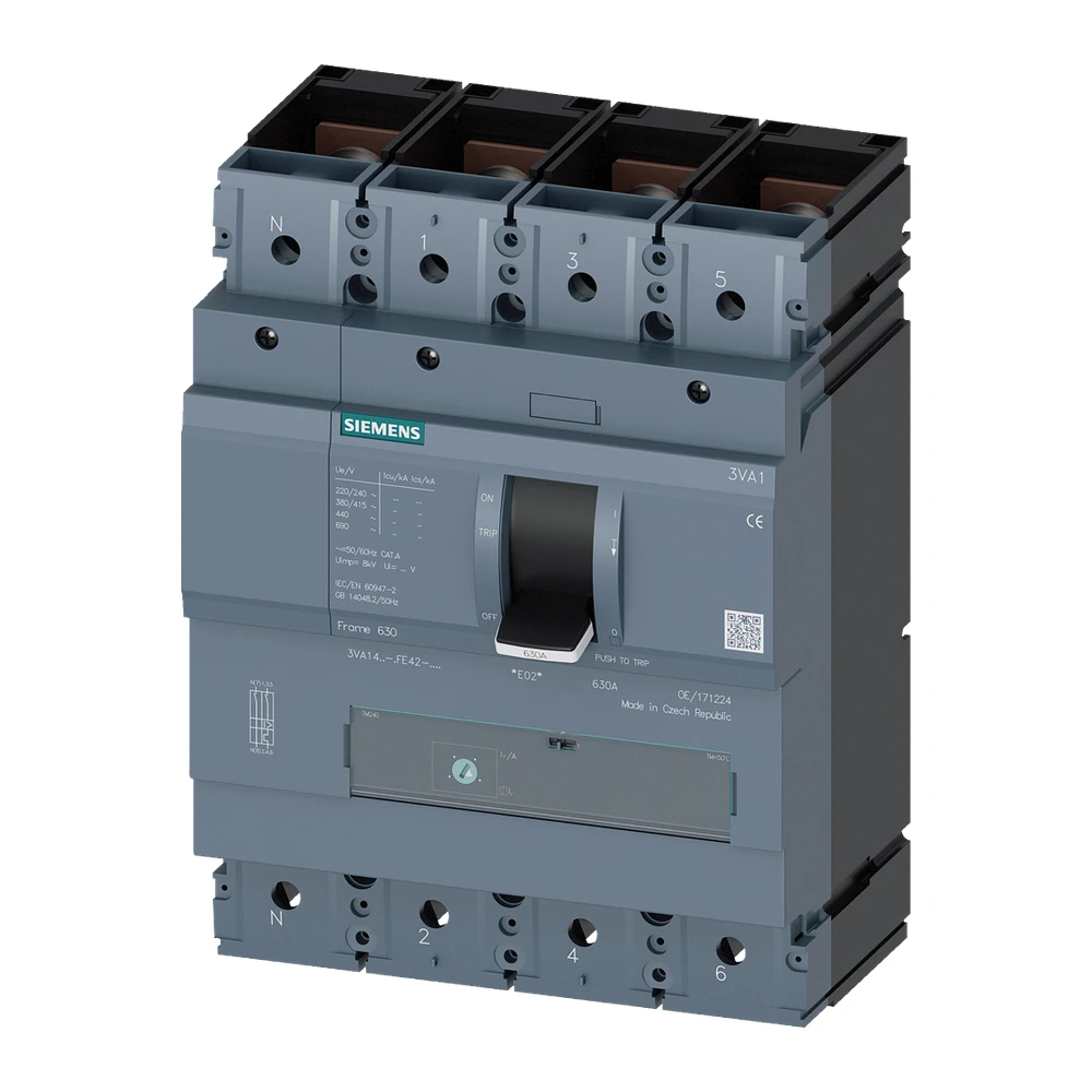 SENTRON 3VA MCCB, Thermal Magnetic Trip Unit - 3VA1463-4GE42-0AA0