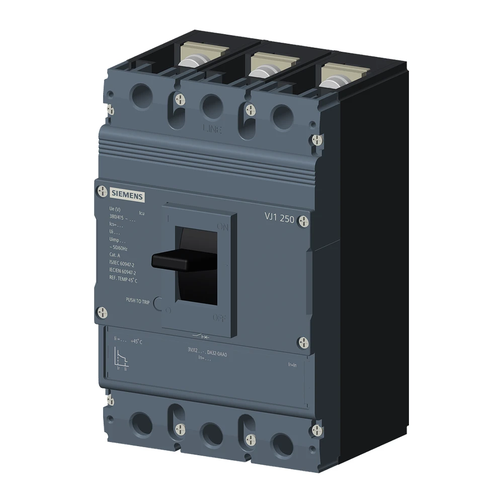 3VJ MCCB, Thermal Magnetic Trip Unit - 3VJ1220-7DA32-0AA0