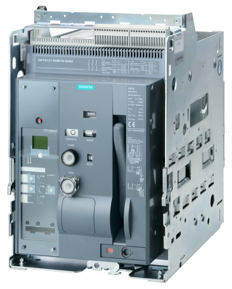ACB: SENTRON 3WTPlus Microprocessor based trip unit – 3WT8065-6UN58-5AB2