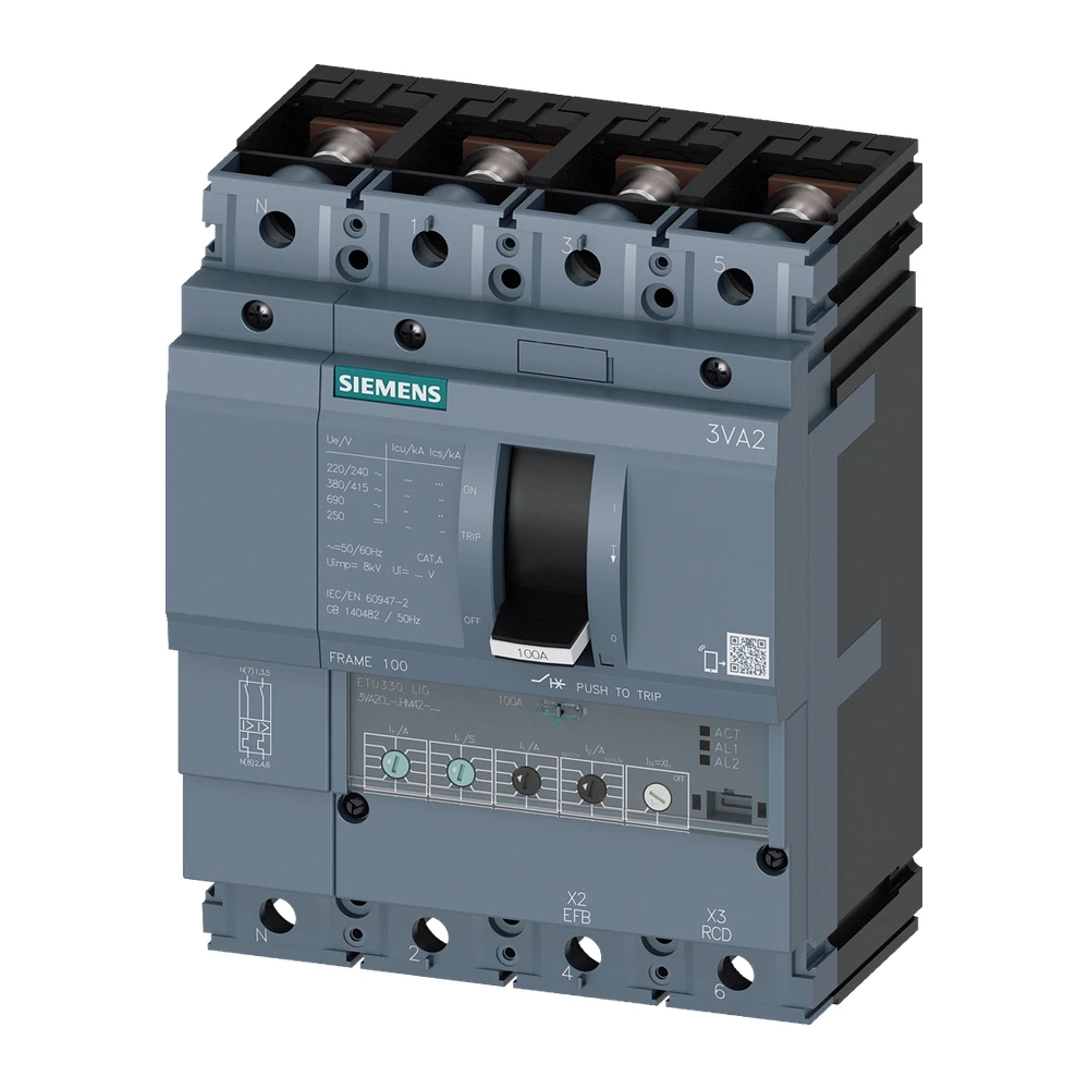 SENTRON 3VA MCCB, Thermal Magnetic Trip Unit - 3VA2040-4HM42-0AA0