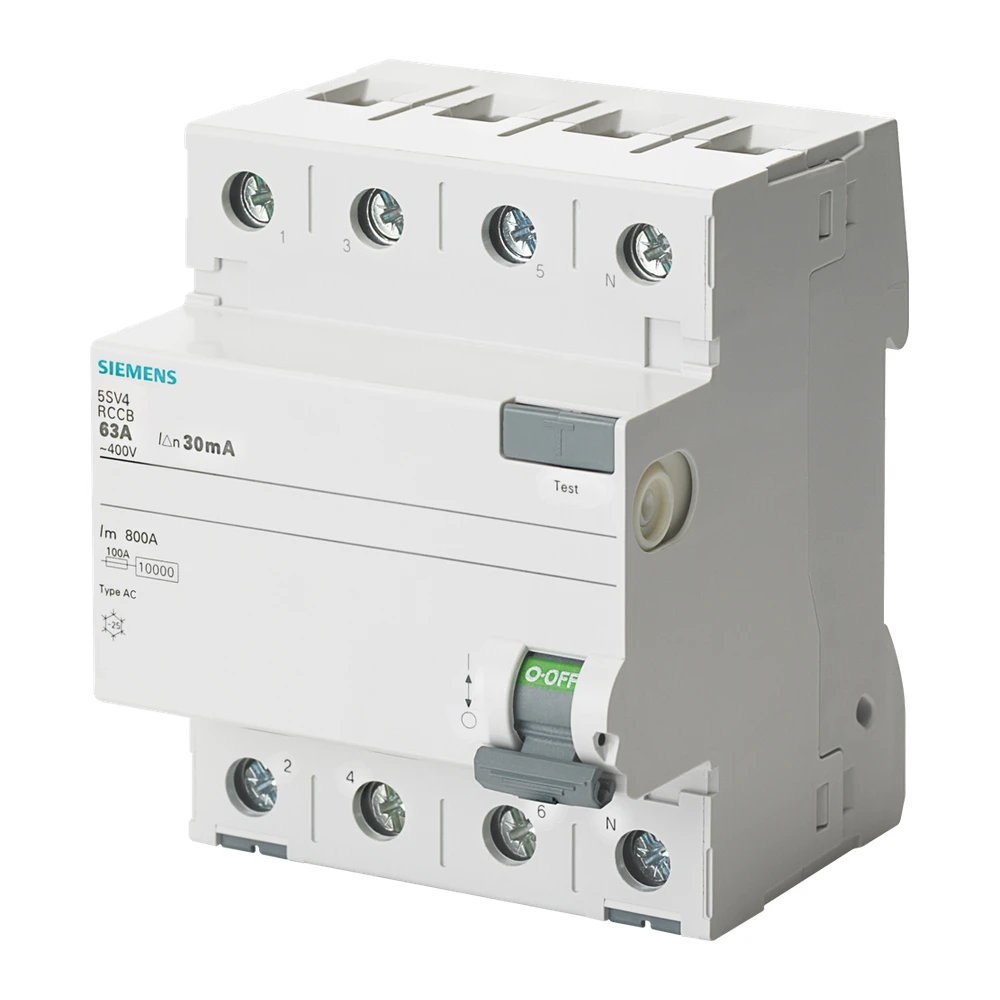 Betagard Residual Current Circuit Breakers, Type AC, applicable in networks for AC residual currents – 5SV4346-0RC