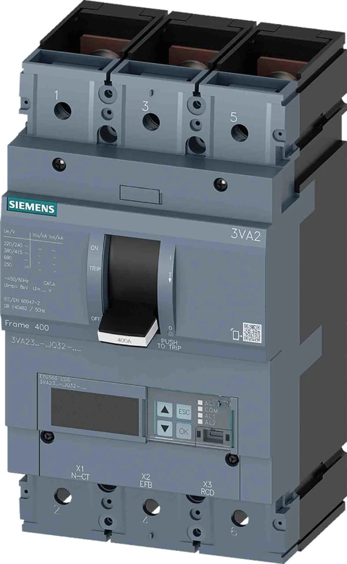 SENTRON 3VA MCCB, Microprocessor Trip Unit - 3VA2340-5HM32-0AA0