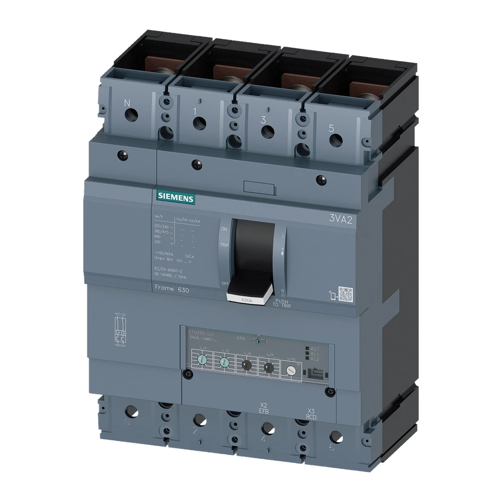 SENTRON 3VA MCCB, Microprocessor Trip Unit - 3VA2463-4HM42-0AA0