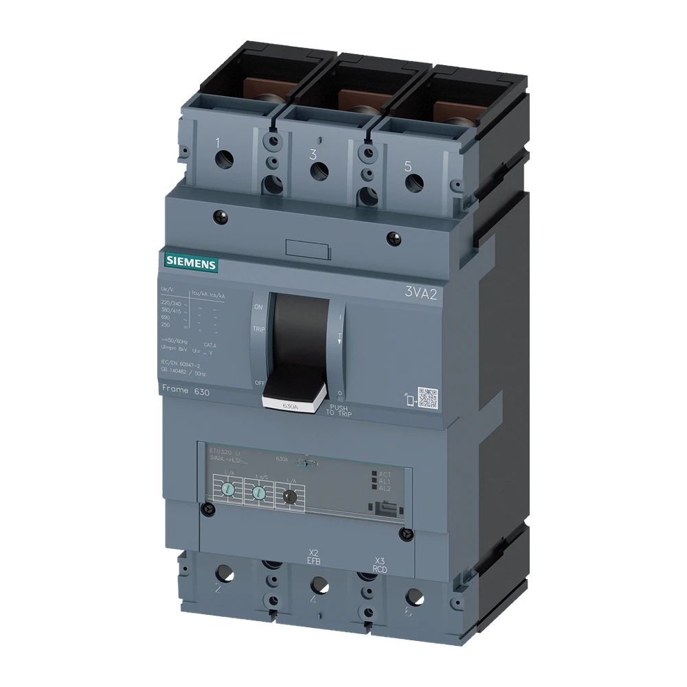 SENTRON 3VA MCCB, Microprocessor Trip Unit - 3VA2463-5HL32-0AA0