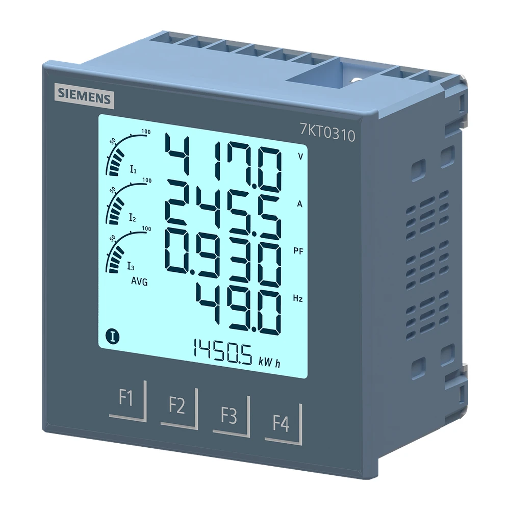 SMART 7KT Discrete DIN Meters, Power Monitoring Devices for DIN Mounted Systems - 7KT0310