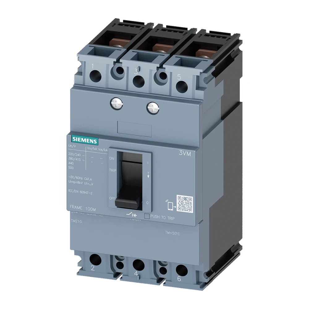 SENTRON 3VM, Thermal Magnetic Trip Unit - 3VM1020-3ED32-0AA0