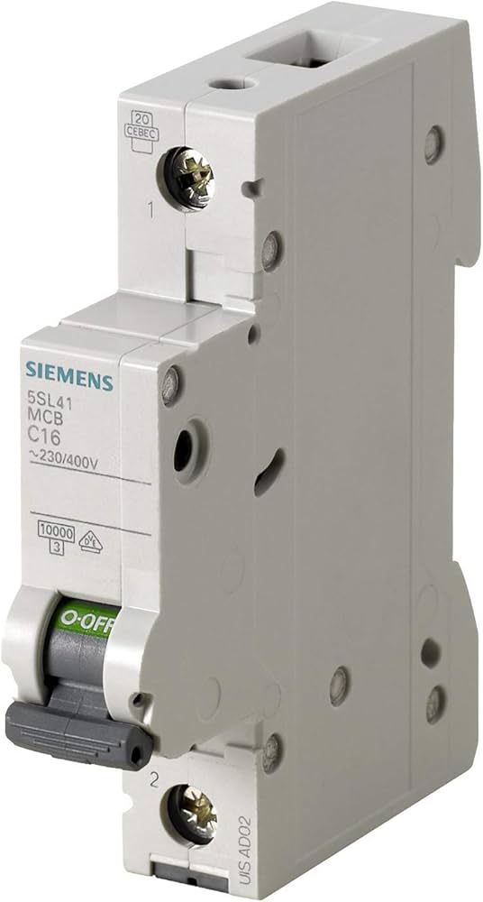 MCB 4A,1P, 240/415V AC -5SL4104-7RC