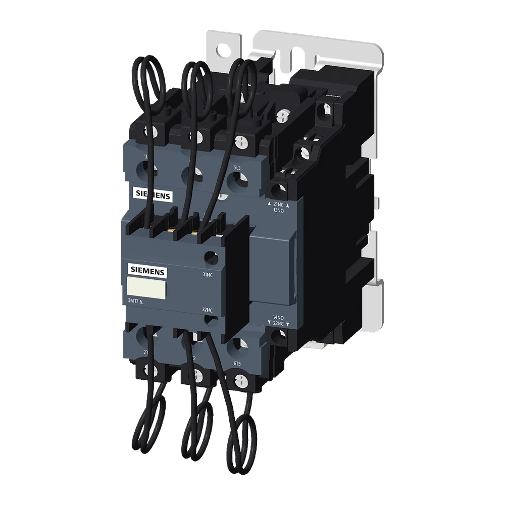 3MT7 Capacitor Duty Contactors, Capacitor kvar 415V AC, 3Ph, 50Hz - 10kvar - 3MT70010JA116AP2