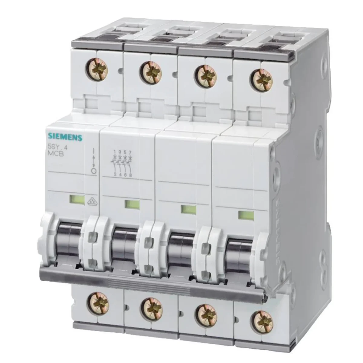 Betagard Miniature Circuit Breaker (MCB), 4 Pole, C Curve for Reliable Circuit Protection – 5SL4463-7RCZ12