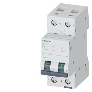 Betagard Miniature Circuit Breaker (MCB), 2 Pole, C Curve for Reliable Circuit Protection – 5SL4216-7RCZ24