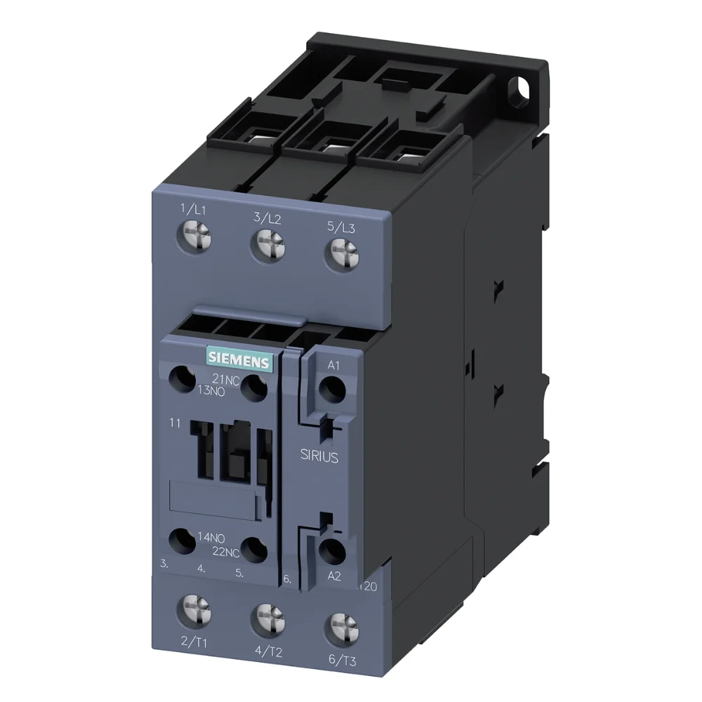 Power Contactors, SIRIUS 3RT2 Series, 3-Pole, Screw Terminals, AC-3 Duty, Coil Variant AG20 - 3RT2046-1AG20