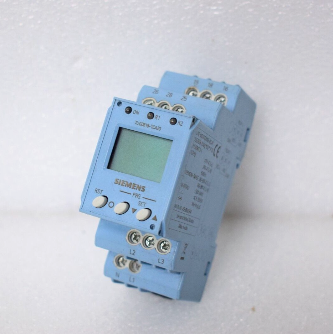 Digital Overvoltage and Undervoltage Line Monitoring Relay, 3-Phase Self-Powered | 7UG0818-1CA20