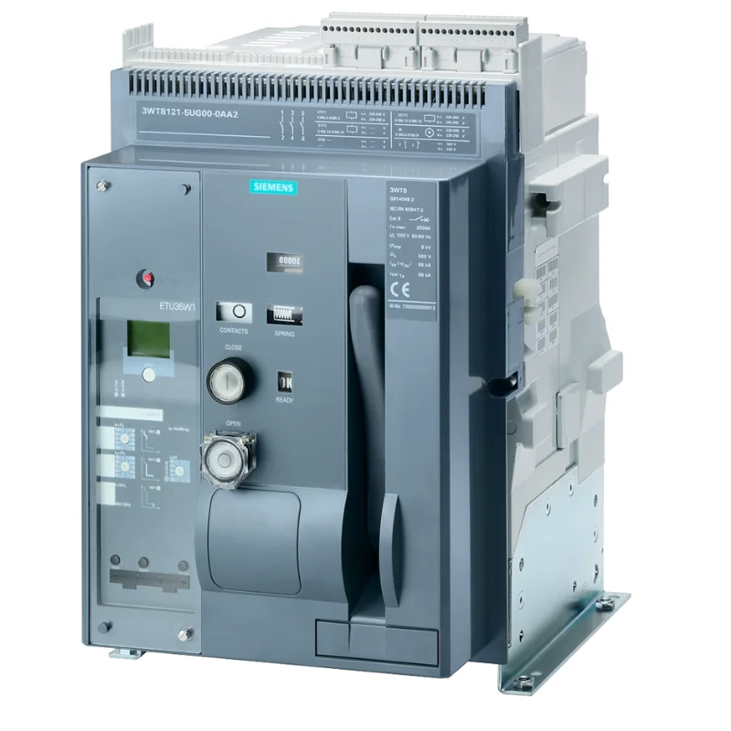 SENTRON 3WT Air Circuit Breaker with Microprocessor Trip Unit – 3WT8202-8AA08-5BC2