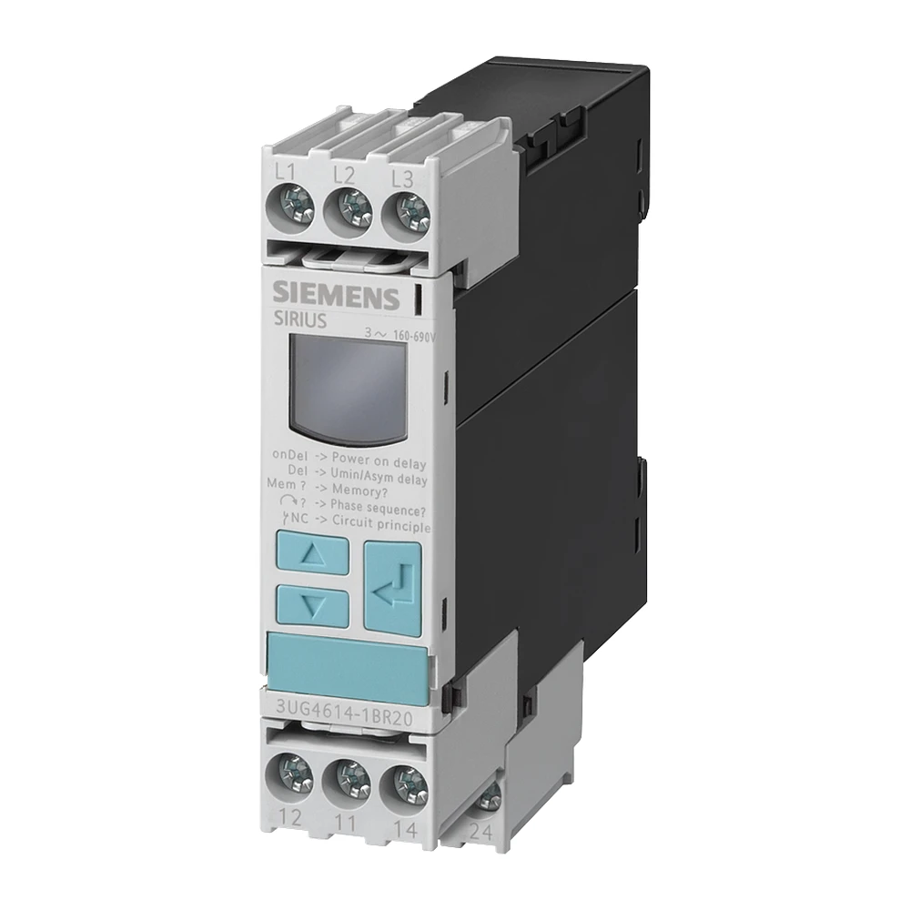 SIRIUS Phase Failure Monitoring Relay for Reliable Three-Phase Power Supply Monitoring – 3UG4615-1CR20