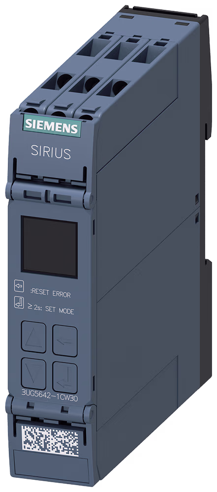 SIRIUS Residual Current Monitoring Relay for Electrical Safety and Fault Detection – 3UG5642-1CW30