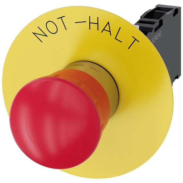 Illuminated Push Button, SIRIUS ACT 3SU1 Series, Metal Type, Variant HB201FH0 - 3SU11501HB201FH0