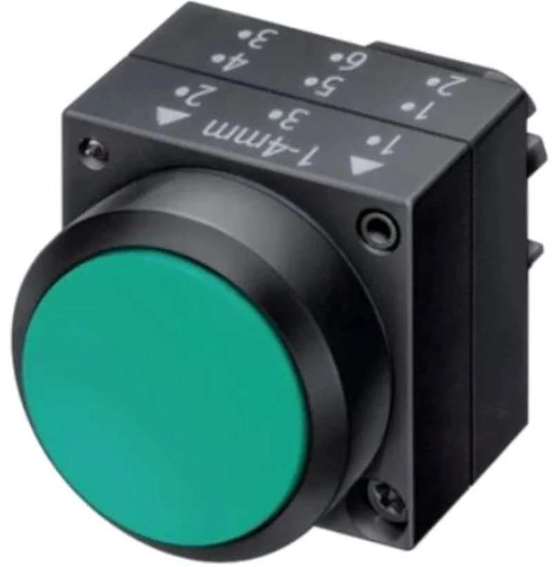 Push Button Actuator, SIRIUS ACT Series, Flush Type, Variant AE01 - 3SB5000-0AE01