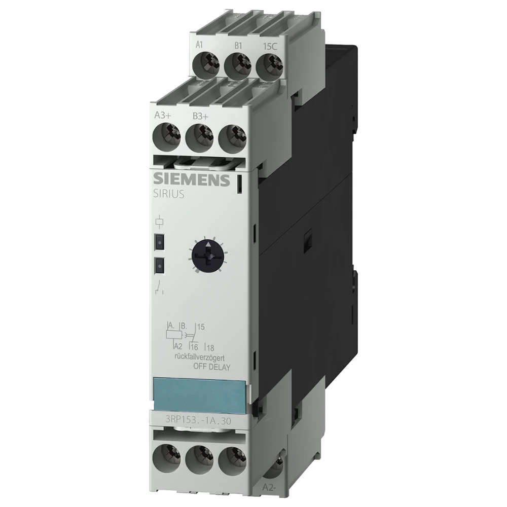 Electronic timers - 3RP, Off-delay with 1C/O contacts - 3RP1533-1AQ308K