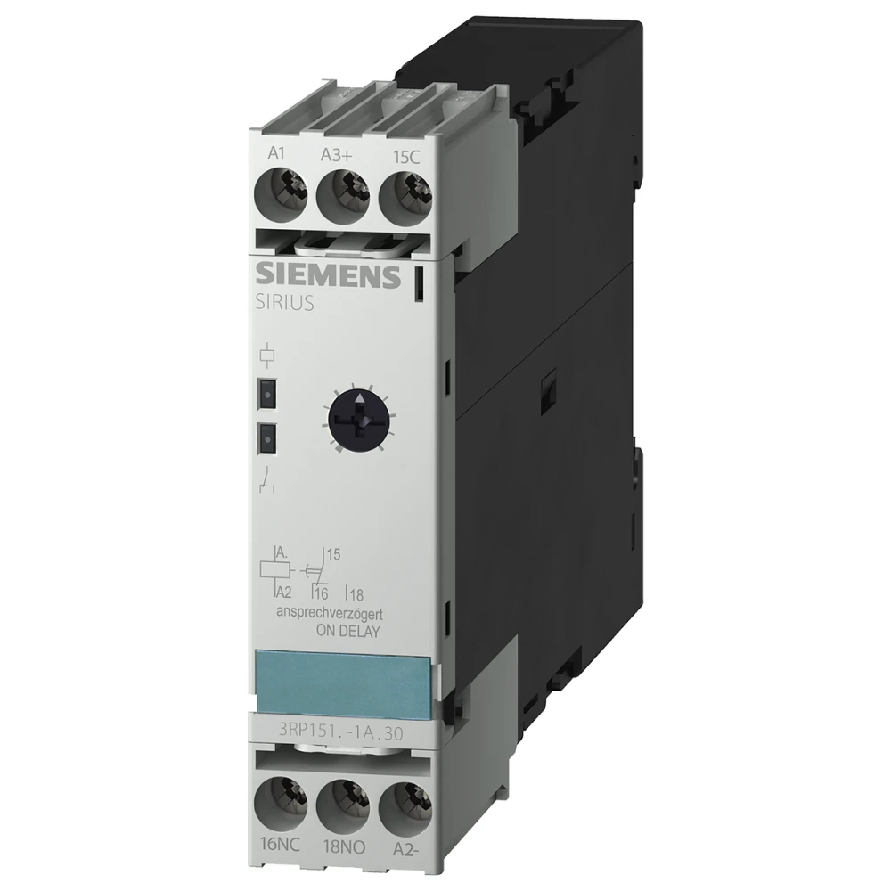 Electronic timers - 3RP, On-delay with 1C/O contacts - 3RP1513-1AP308K